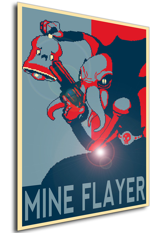 Poster - Propaganda - Enter the Gungeon - Mine Flayer