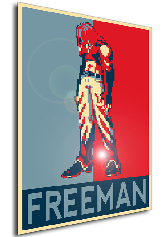 Poster - Propaganda - Pixel Art - Fatal Fury Garou Mark of the Wolves - Freeman