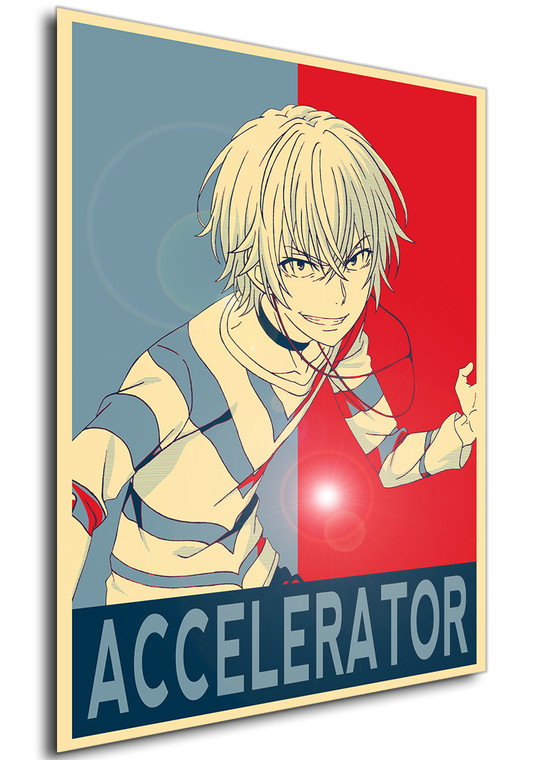 Poster - Propaganda - Toaru Majutsu no Index - Accelerator variant