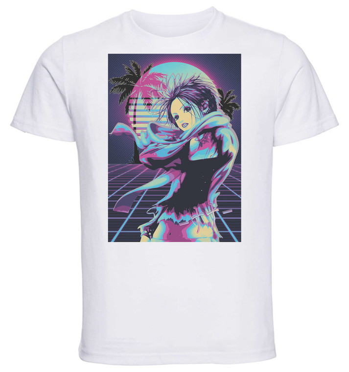T-Shirt Unisex - White - Vaporwave 80s Style - Nana - Nana Osaki