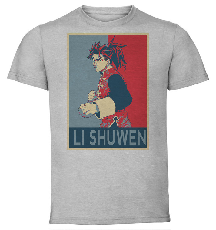 T-Shirt Unisex - Grey - Propaganda - Fate Extra Last Encore - Li Shuwen