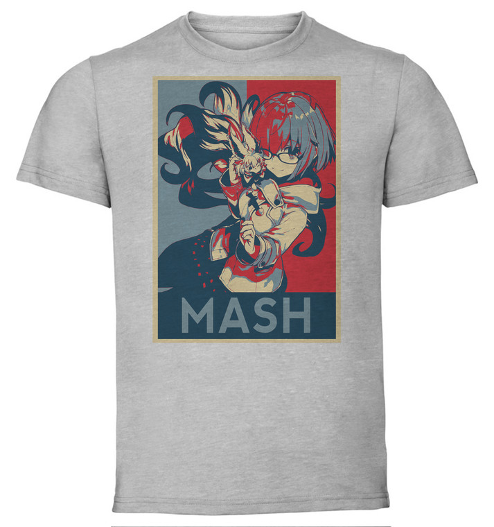 T-Shirt Unisex - Grey - Propaganda - Fate Grand Order - Mash