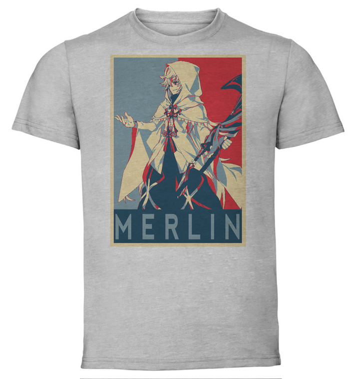 T-Shirt Unisex - Grey - Propaganda - Fate Grand Order - Merlin