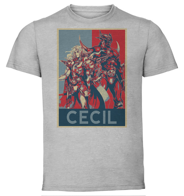 T-Shirt Unisex - Grey - Propaganda - Final Fantasy Dissidia - Cecil