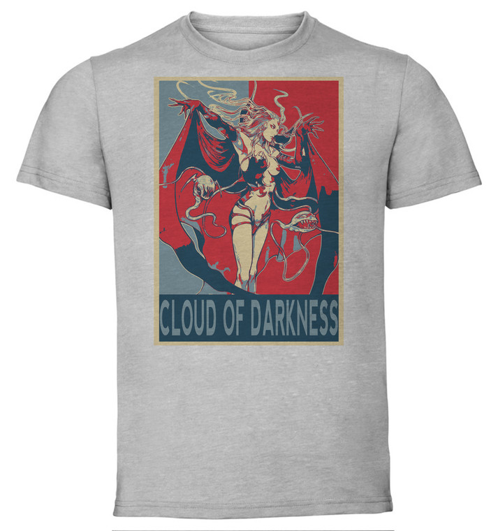 T-Shirt Unisex - Grey - Propaganda - Final Fantasy Dissidia - Cloud of Darkness