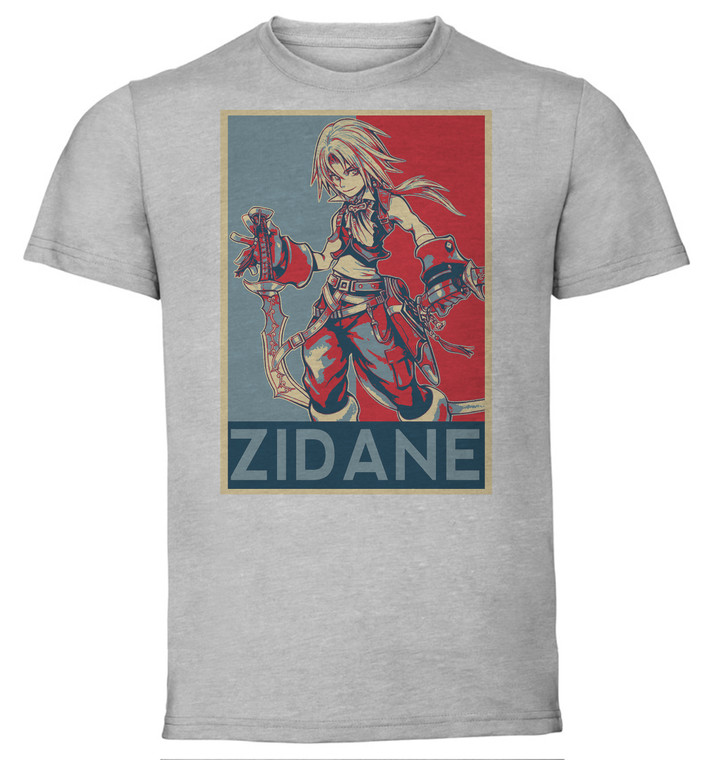 T-Shirt Unisex - Grey - Propaganda - Final Fantasy Dissidia - Zidane