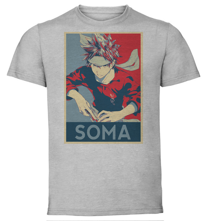 T-Shirt Unisex - Grey - Propaganda - Food Wars - Soma