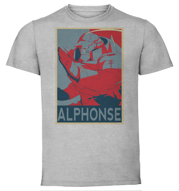 T-Shirt Unisex - Grey - Propaganda - Fullmetal Alchemist - Alphonse