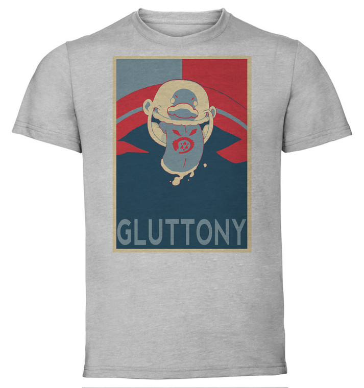 T-Shirt Unisex - Grey - Propaganda - Fullmetal Alchemist - Gluttony