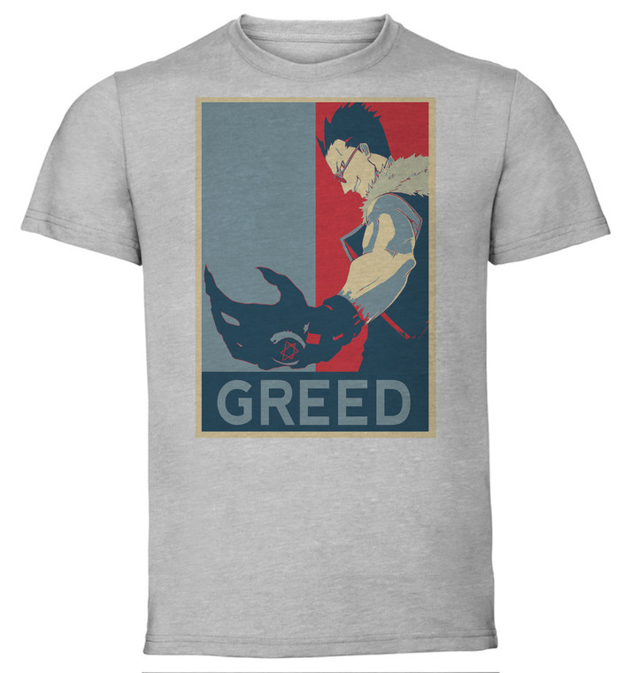 T-Shirt Unisex - Grey - Propaganda - Fullmetal Alchemist - Greed Primo