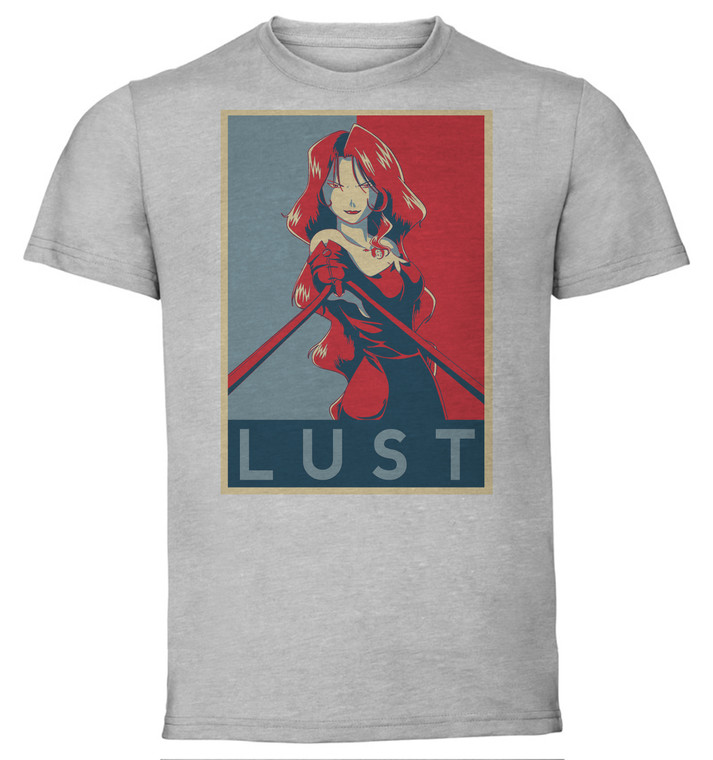 T-Shirt Unisex - Grey - Propaganda - Fullmetal Alchemist - Lust