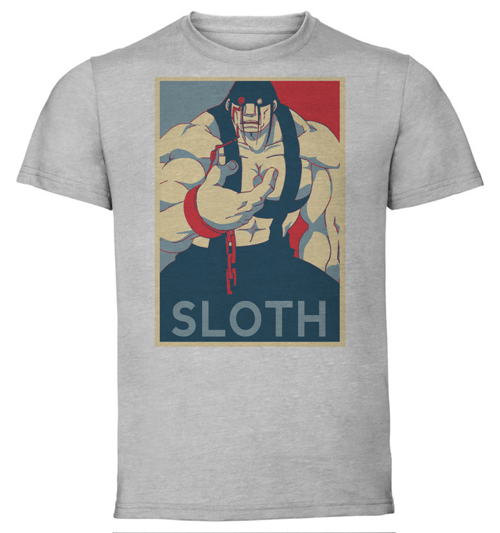 T-Shirt Unisex - Grey - Propaganda - Fullmetal Alchemist - Sloth