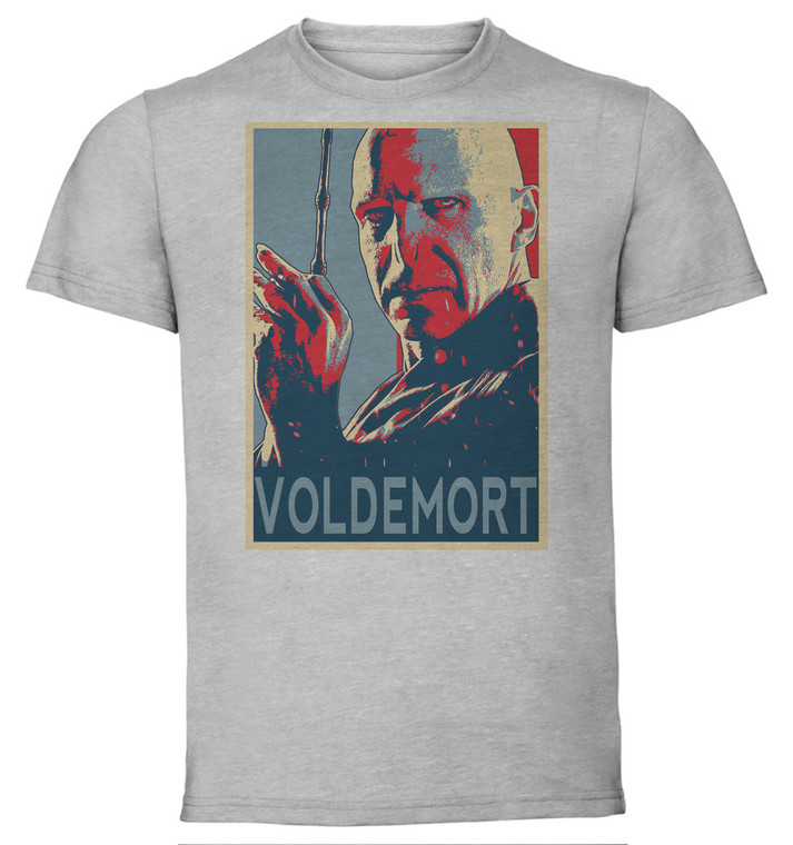 T-Shirt Unisex - Grey - Propaganda - Harry Potter - Voldemort