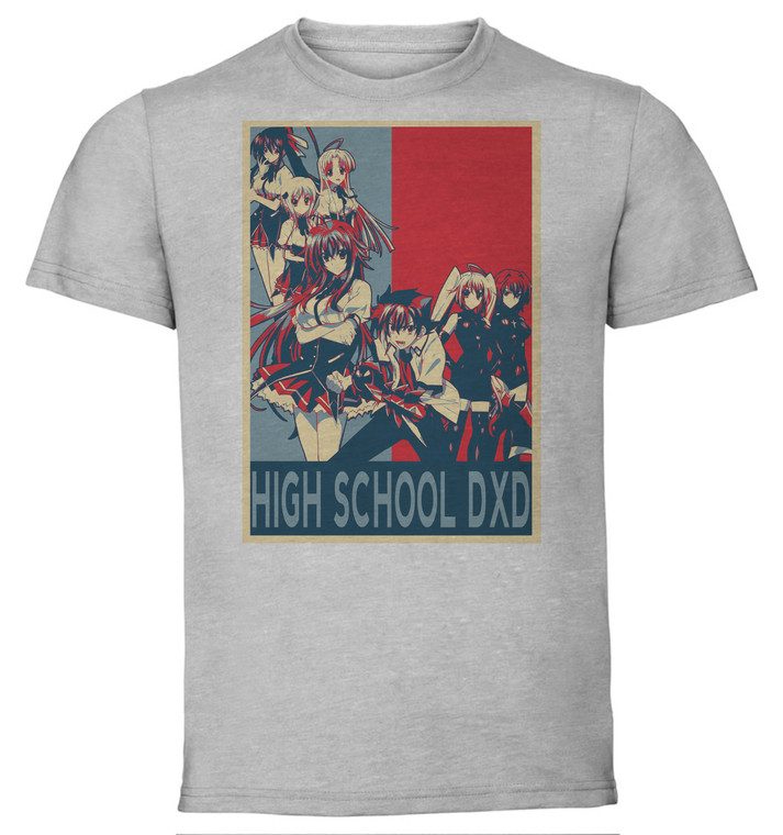 T-Shirt Unisex - Grey - Propaganda - Highschool DxD - Characters Variant