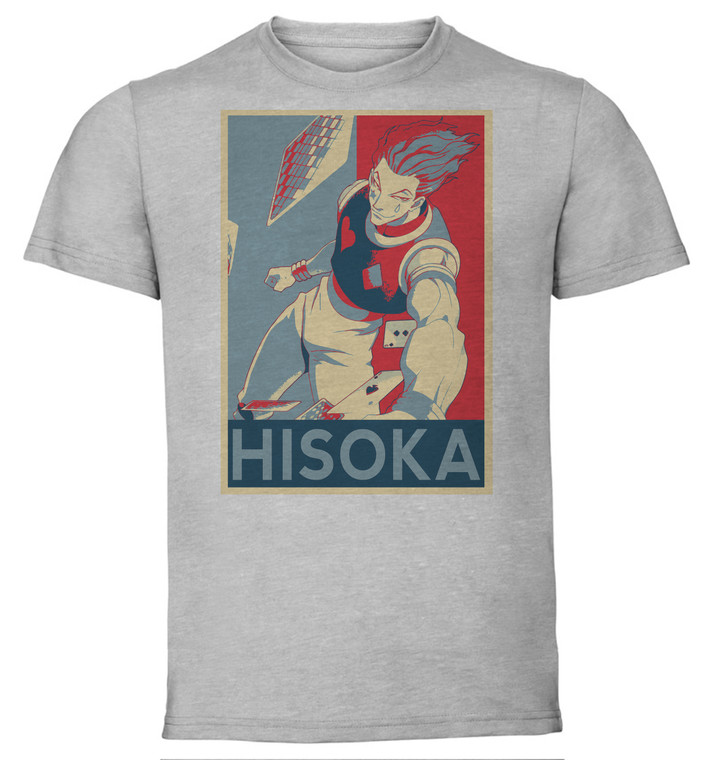 T-Shirt Unisex - Grey - Propaganda - Hunter x Hunter - Hisoka Variant