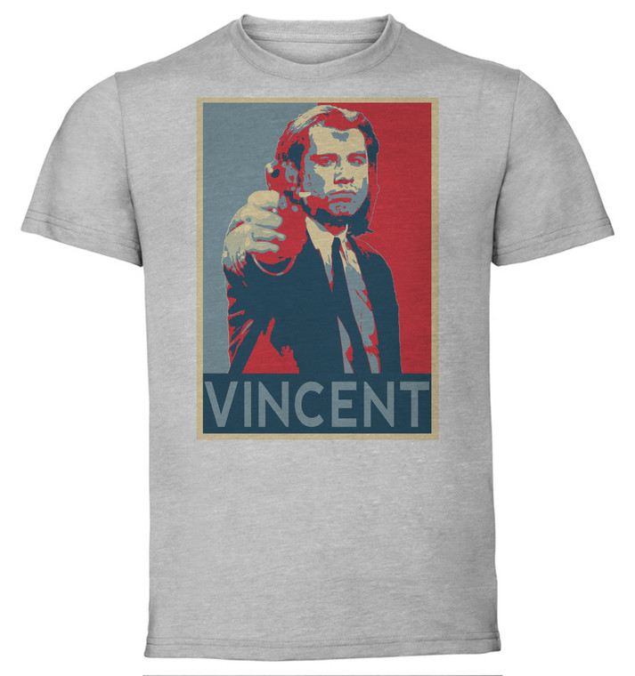 T-Shirt Unisex - Grey - Propaganda - Pulp Fiction - Vincent