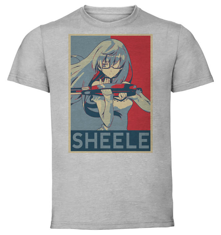 T-Shirt Unisex - Grey - Propaganda - Akame Ga Kill Sheele variant