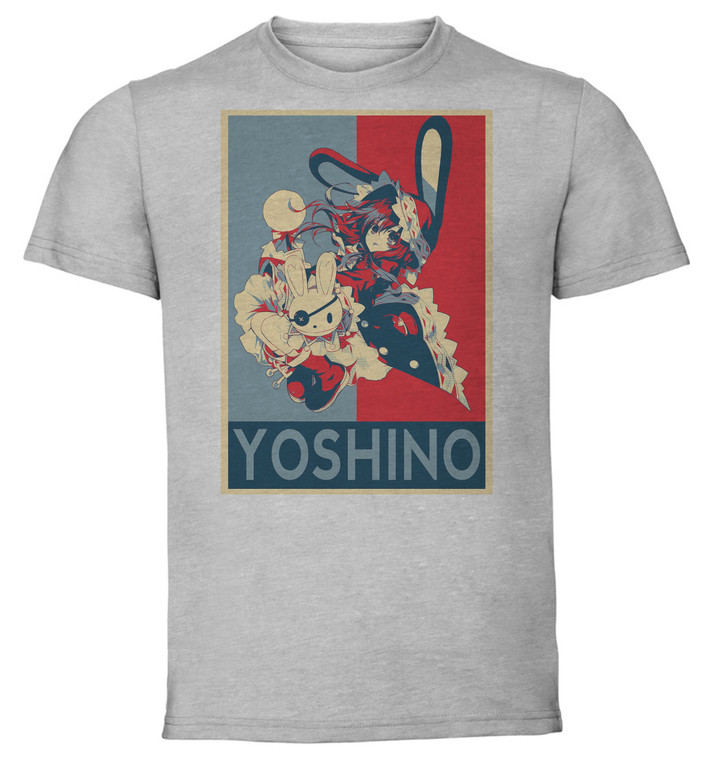T-Shirt Unisex - Grey - Propaganda - Date a Live Yoshino variant