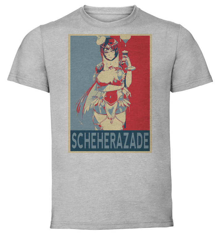 T-Shirt Unisex - Grey - Propaganda - Fate Grand Order Scheherazade variant