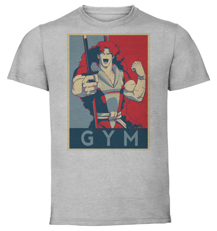 T-Shirt Unisex - Grey - Propaganda - Gundam Turn A - Gym Ghingham
