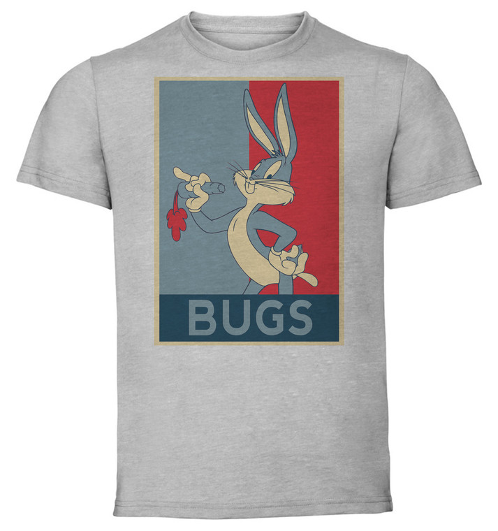 T-Shirt Unisex - Grey - Propaganda - Looney tunes - Bugs Bunny