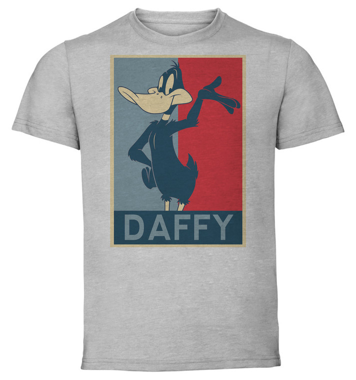 T-Shirt Unisex - Grey - Propaganda - Looney tunes - Daffy Duck