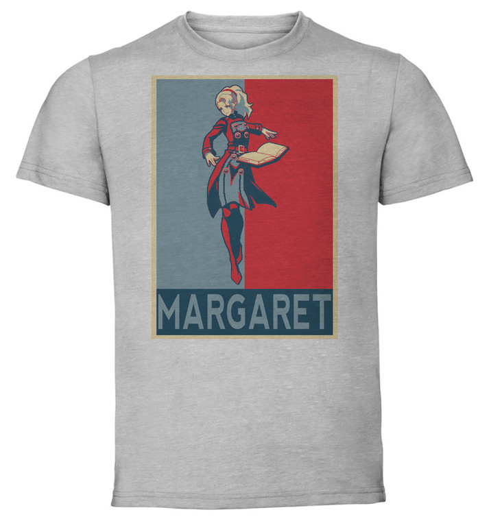 T-Shirt Unisex - Grey - Propaganda - Pixel Art - Persona 4 Arena -  Margaret