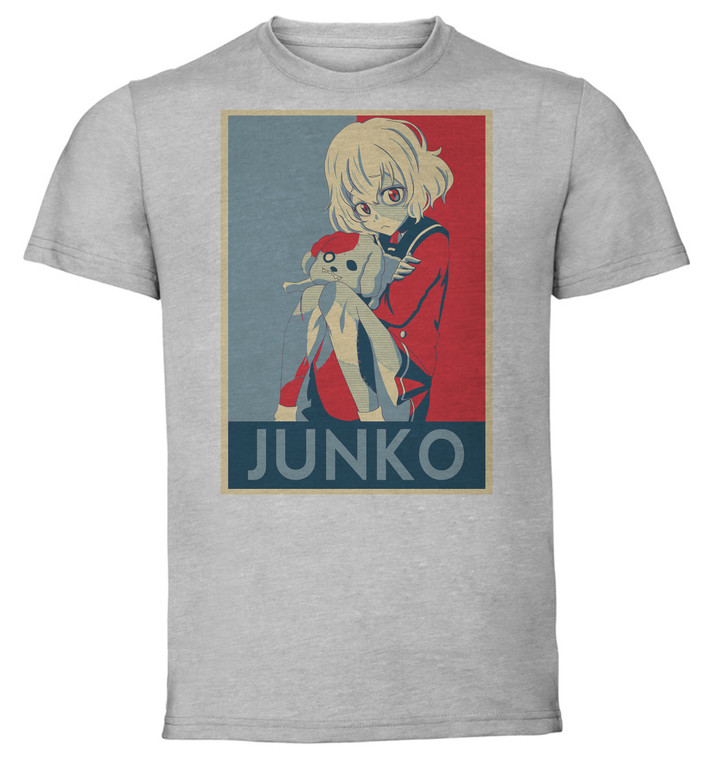 T-Shirt Unisex - Grey - Propaganda - Zombieland Saga Junko Konno variant