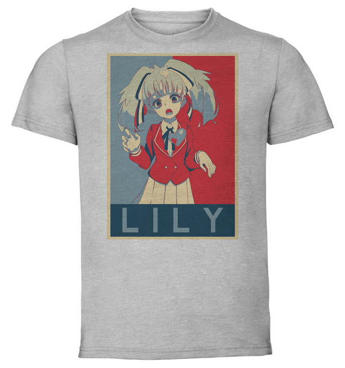 T-Shirt Unisex - Grey - Propaganda - Zombieland Saga Lily Hoshikawa variant