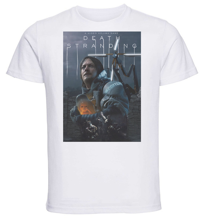 T-Shirt Unisex - White - videogame - death strading
