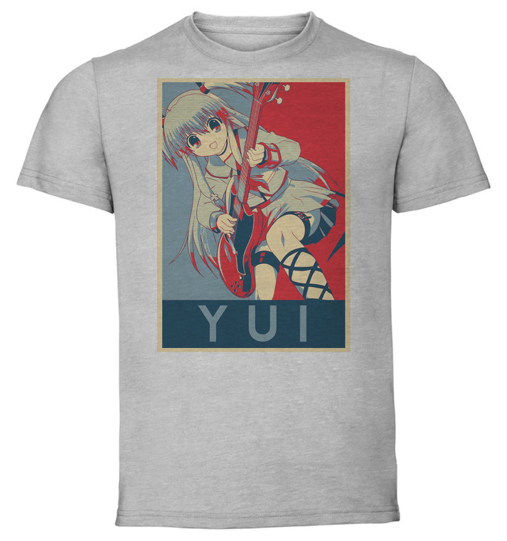 T-Shirt Unisex - Grey - Propaganda - Angel Beats - Yui variant