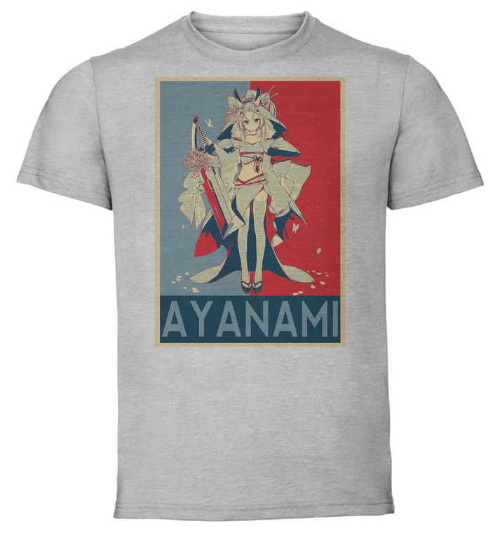 T-Shirt Unisex - Grey - Propaganda - Azur Lane - Ayanami Demon Dress