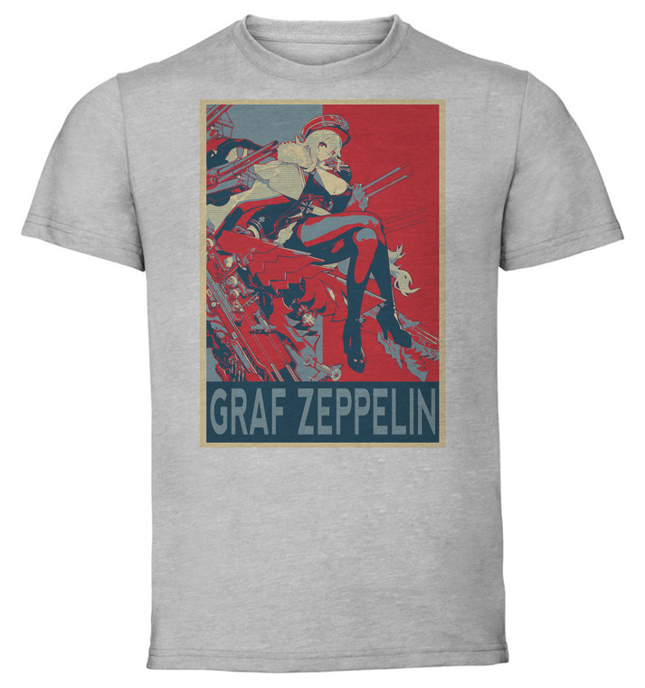 T-Shirt Unisex - Grey - Propaganda - Azur Lane - Graf Zeppelin