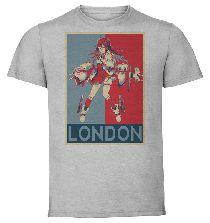 T-Shirt Unisex - Grey - Propaganda - Azur Lane London