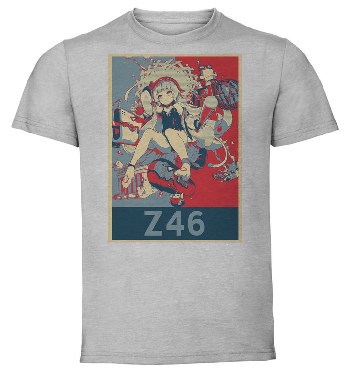 T-Shirt Unisex - Grey - Propaganda - Azur Lane - Z46 First Summer