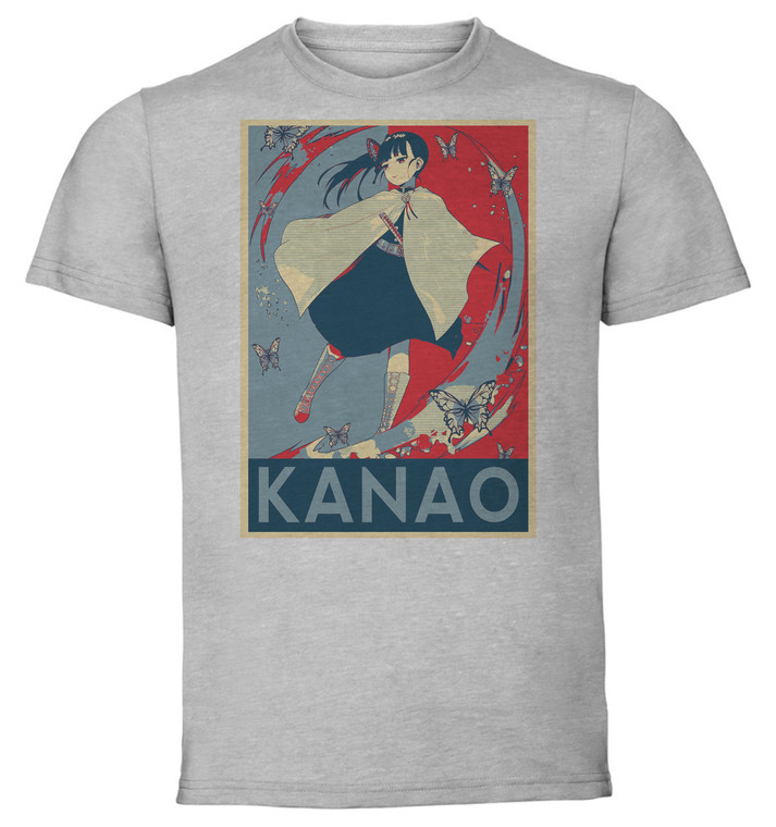 T-Shirt Unisex - Grey - Propaganda - Demon Slayer - Kanao Tsuyuri