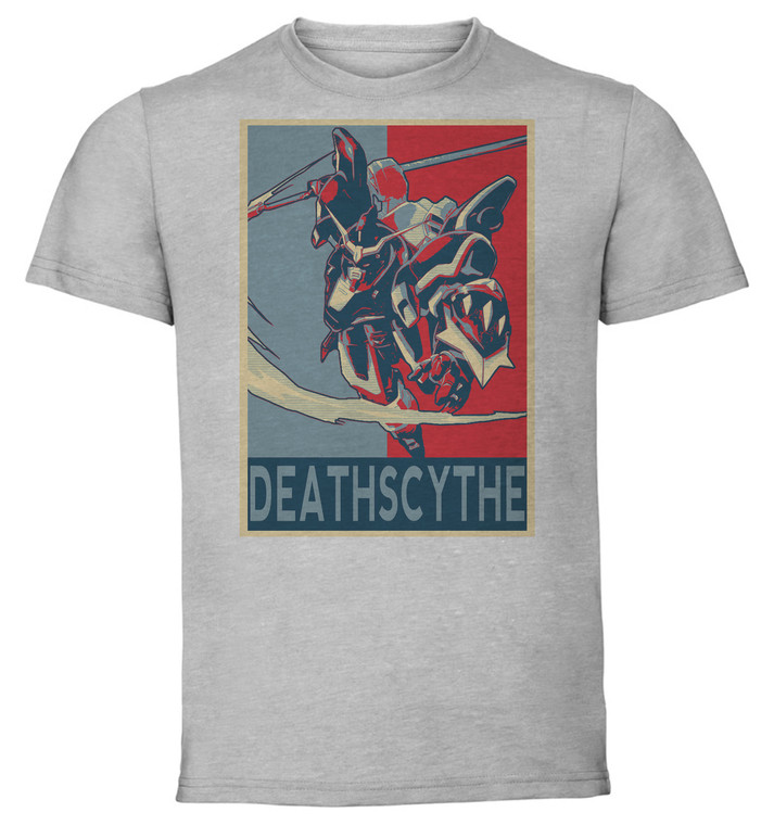 T-Shirt Unisex - Grey - Propaganda - Gundam Wing Deathscythe
