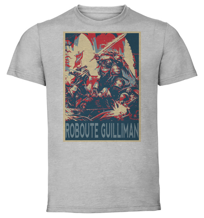 T-Shirt Unisex - Grey - Propaganda - Propaganda Warhammer - Primarch - Ultramarines Roboute Guilliman variant