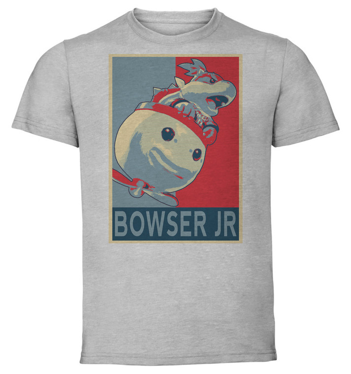 T-Shirt Unisex - Grey - Propaganda - Smash Bros - Bowser Jr