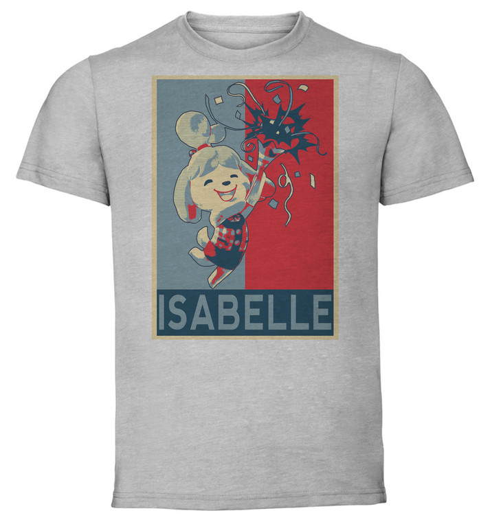 T-Shirt Unisex - Grey - Propaganda - Smash Bros Isabelle