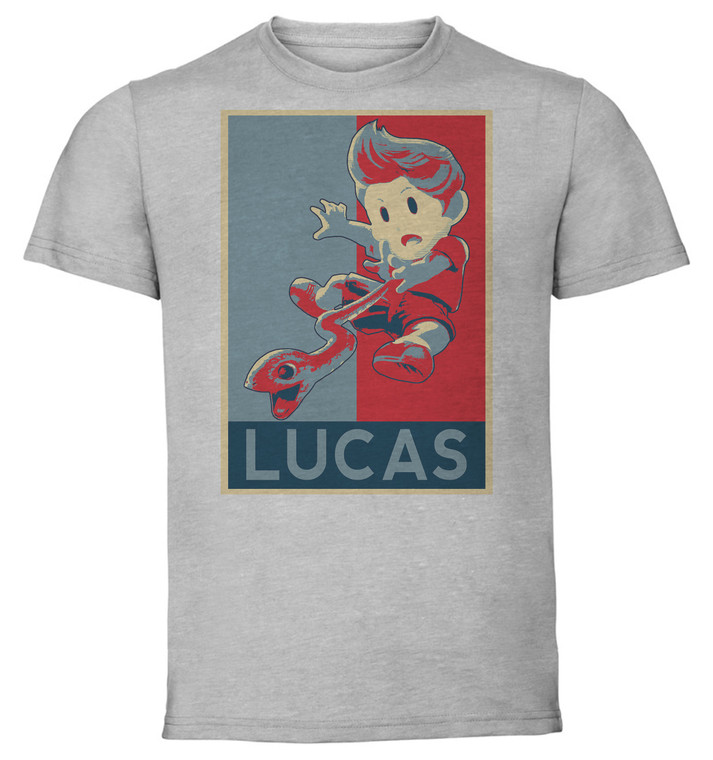 T-Shirt Unisex - Grey - Propaganda - Smash Bros Lucas