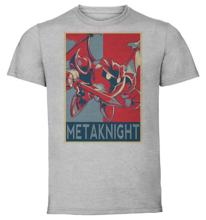 T-Shirt Unisex - Grey - Propaganda - Smash Bros Metaknight