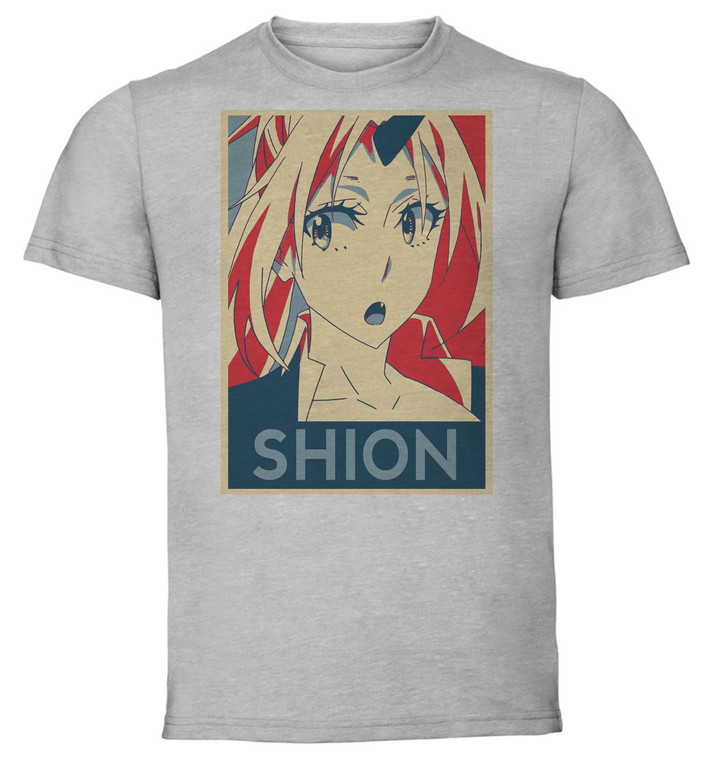 T-Shirt Unisex - Grey - Propaganda - Tensei Shitara That Time I Got Reincarnated as a Slime - Shion Variant 2