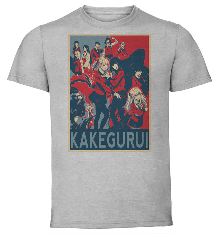 T-Shirt Unisex - Grey - Propaganda - Kakegurui - Characters