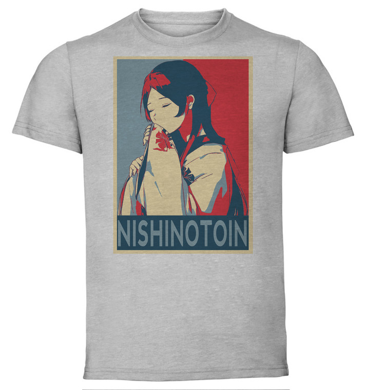 T-Shirt Unisex - Grey - Propaganda - Kakegurui - Nishinotoin