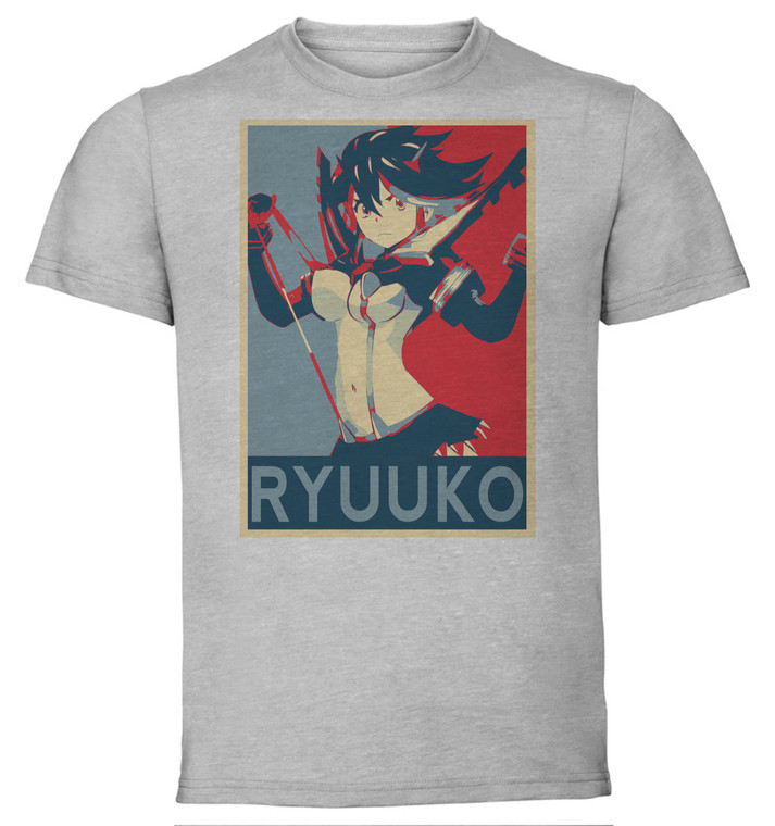 T-Shirt Unisex - Grey - Propaganda - Kill la Kill - Ryuuko