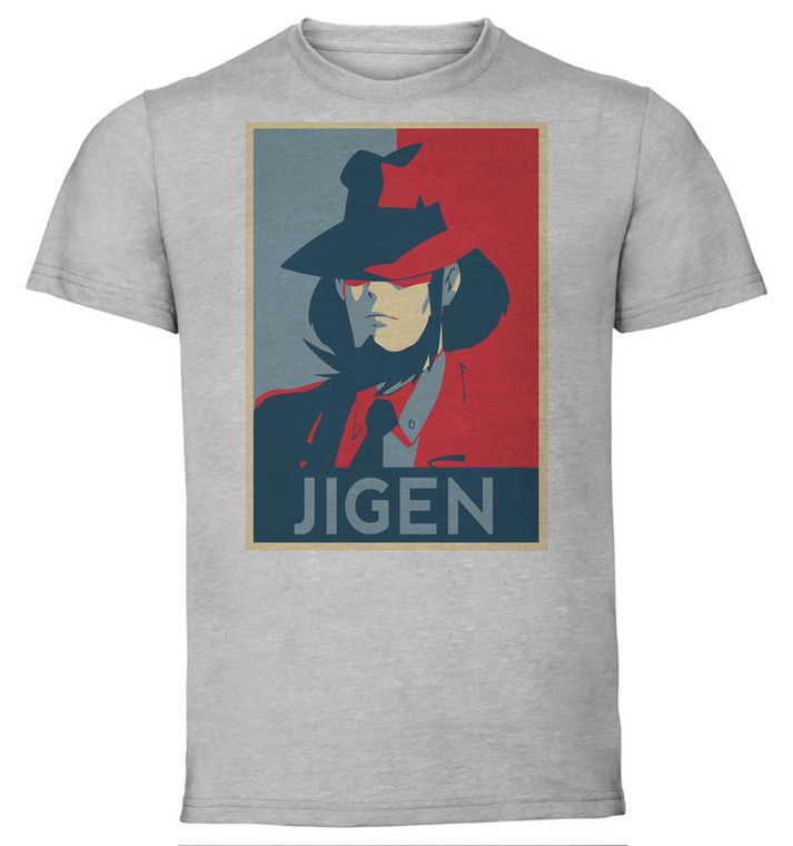T-Shirt Unisex - Grey - Propaganda - Lupin III - Jigen