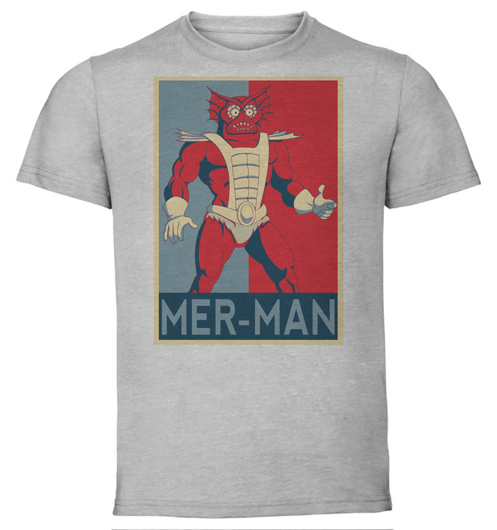 T-Shirt Unisex - Grey - Propaganda - Masters of The Universe - Mer Man