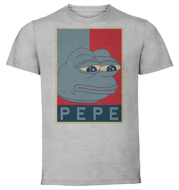 T-Shirt Unisex - Grey - Propaganda - Meme - Pepe