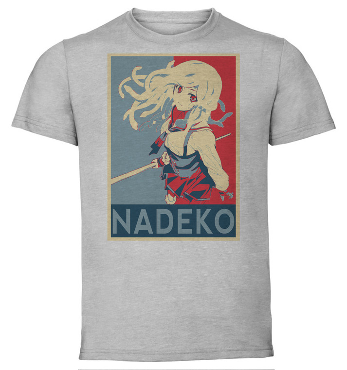 T-Shirt Unisex - Grey - Propaganda - Monogatari - Nadeko